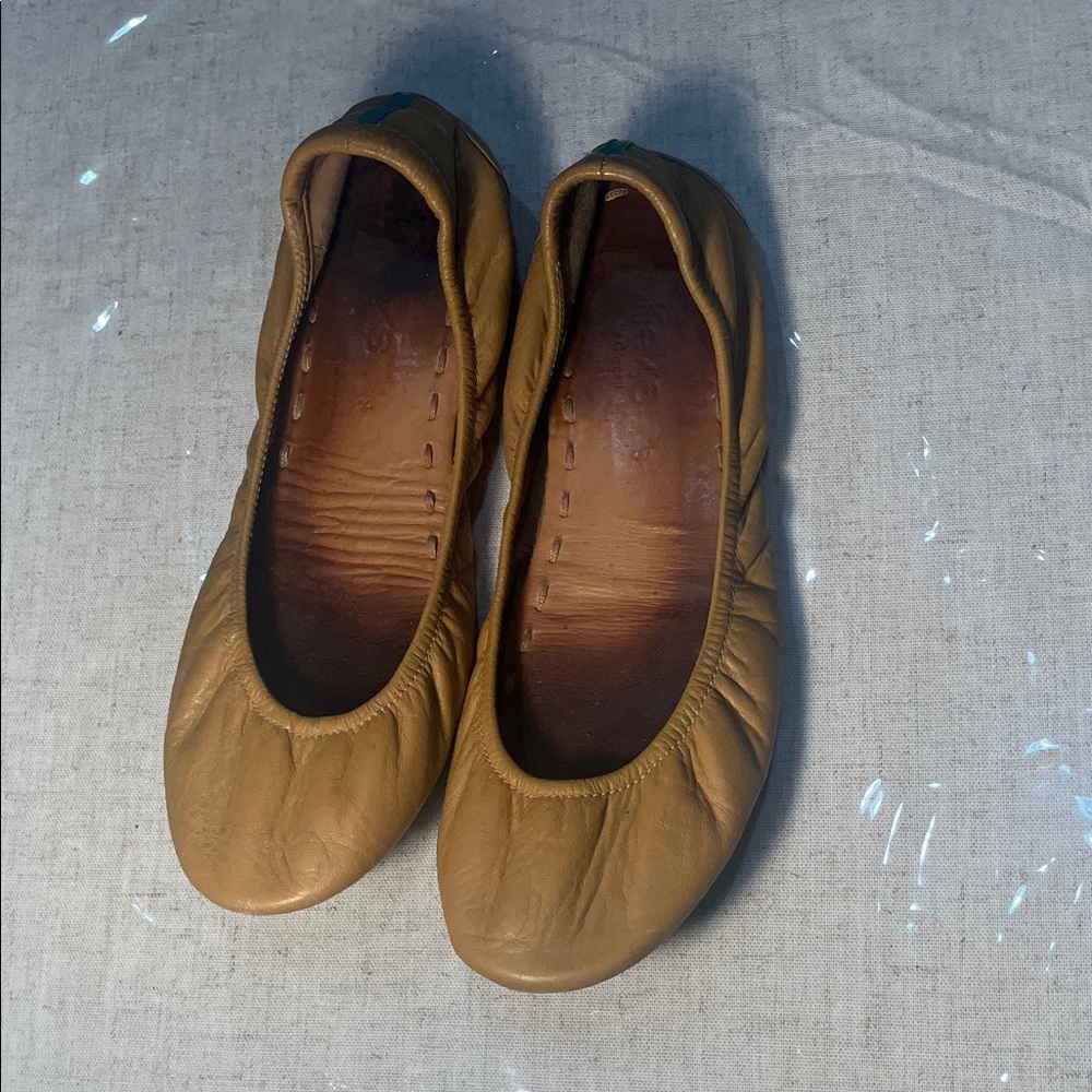 Tieks Tan Leather - Gavrieli Ballet Flats